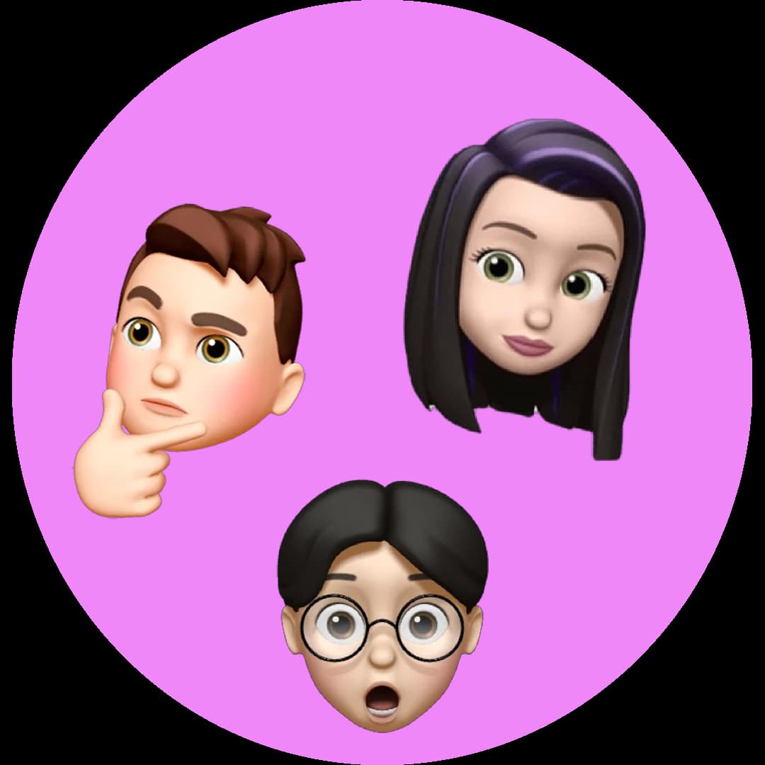 Apple Memoji of the team